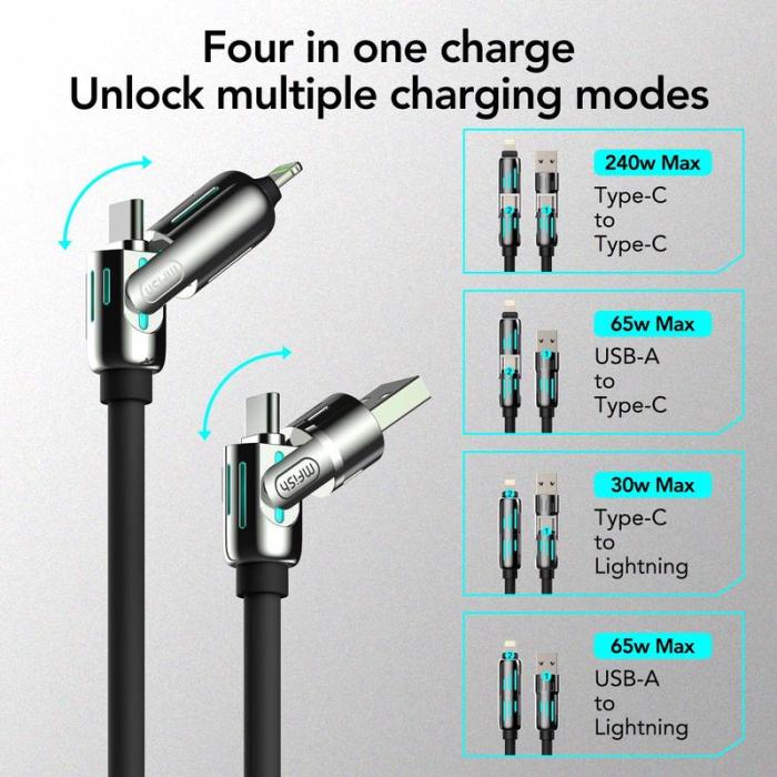 4-in-1 Multi USB Charging Cable