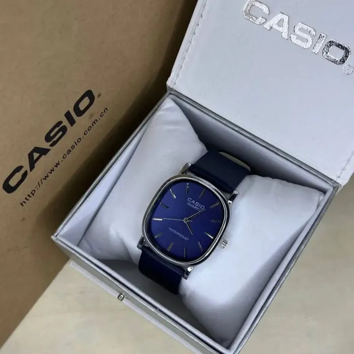 Casio Quartz Leather Watch