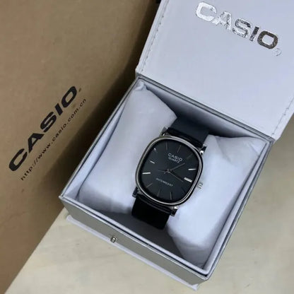 Casio Quartz Leather Watch