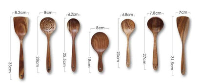 Wooden Utensils Set