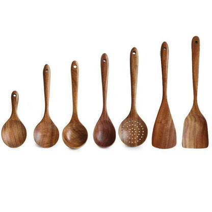 Wooden Utensils Set