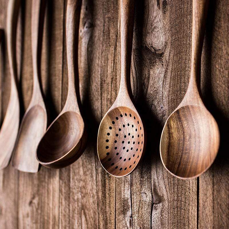 Wooden Utensils Set