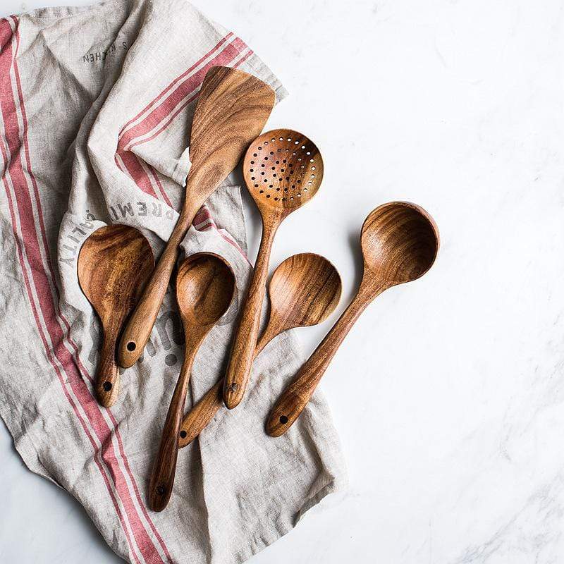 Wooden Utensils Set