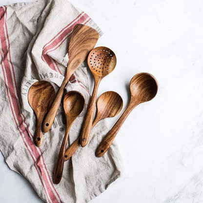 Wooden Utensils Set