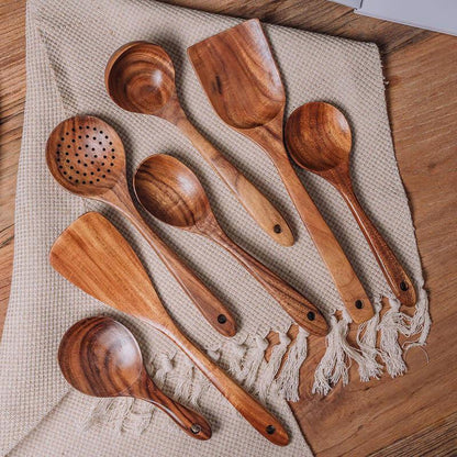 Wooden Utensils Set